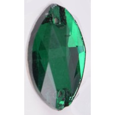 Premium Emerald 18x9mm  Navette