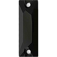 Premium Jet Baguette 18x6mm Premium Jet Baguette 18x6mm